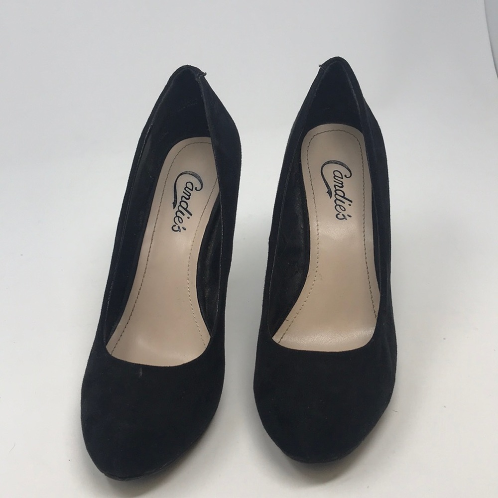 Black Suede 3 1/2” Heels